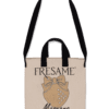 A bag with the name of fresame on it.